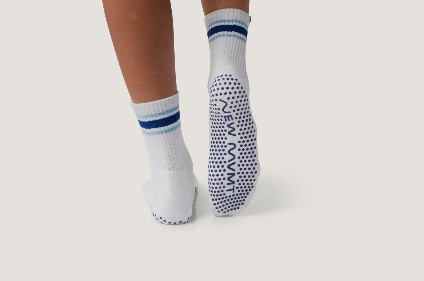 Sky Blue Grip Socks