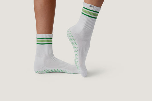 Matcha Green Grip Socks