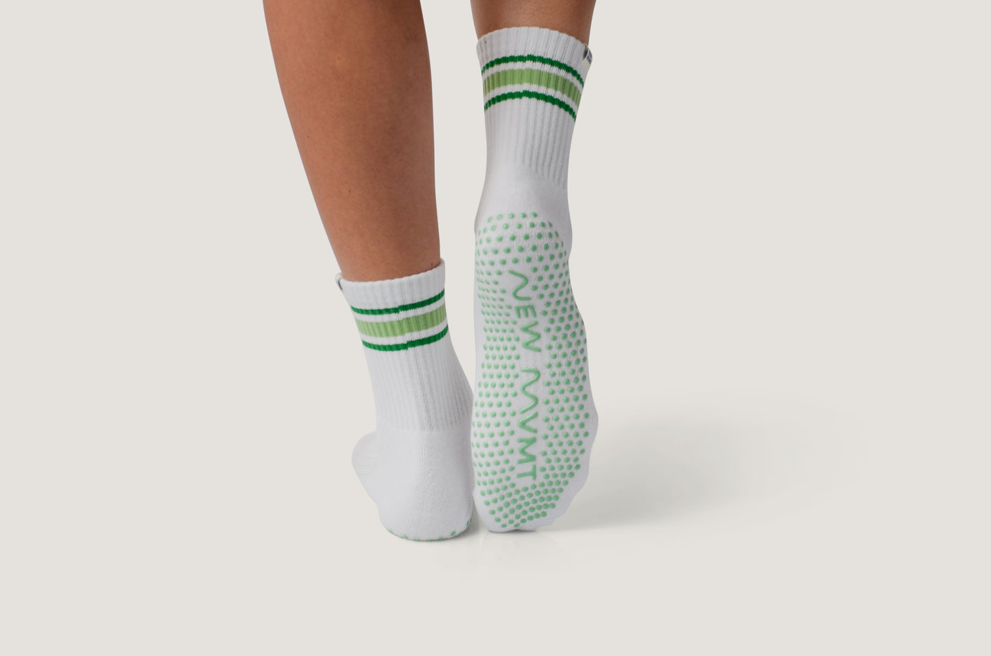 Matcha Green Grip Socks